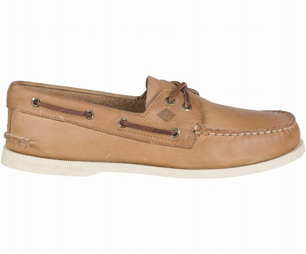 Sperry Authentic Original Leren Bootschoenen Heren Bruin | 650CQVGWY