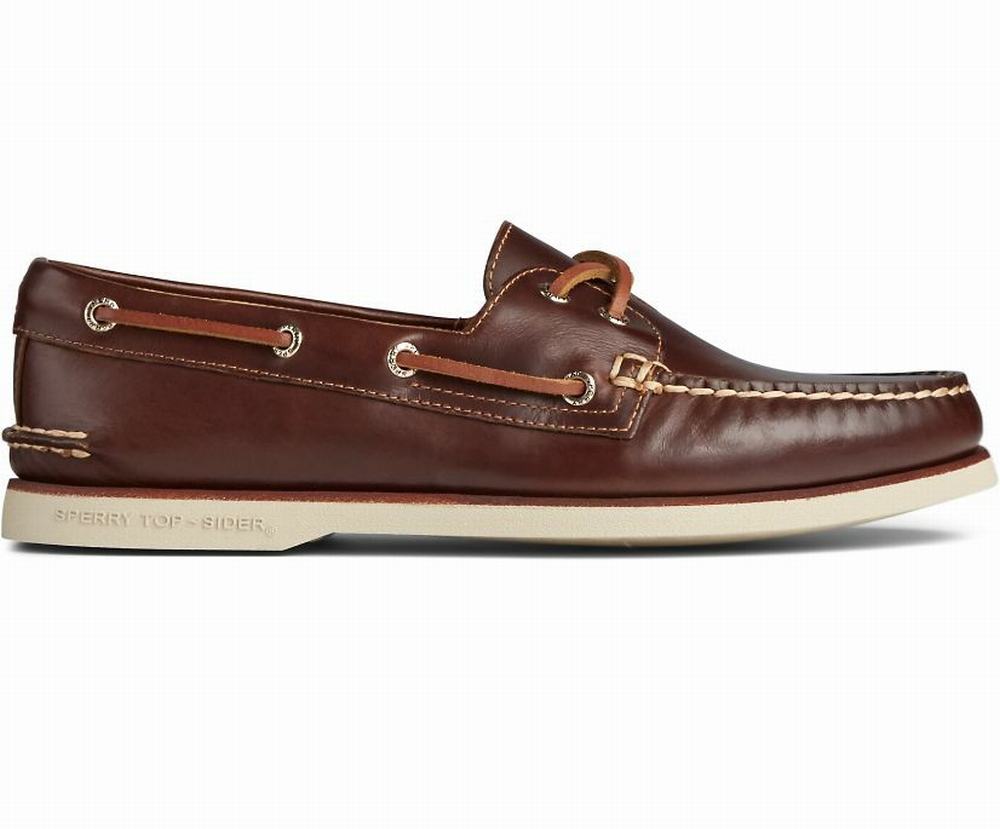 Sperry Gold Cup Authentic Original Orleans Bootschoenen Heren Bruin | 839RAEVTH