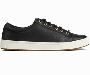 Sperry Anchor Plushwave Sneakers Dames Zwart | 920DVIXNF