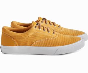 Sperry Cloud CVO Corduroy Deck Sneakers Dames Geel | 367HRXYDM