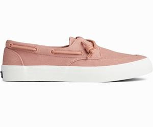 Sperry Crest Boot Seasonal Twill Sneakers Dames Roze | 849VKGJET