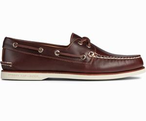 Sperry Gold Cup Authentic Original Orleans Bootschoenen Heren Rood / Bruin | 153WTNQHA