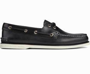 Sperry Gold Cup Authentic Original Orleans Bootschoenen Heren Zwart | 918DHTFLS