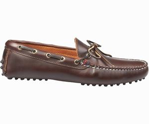 Sperry Gold Cup Handcrafted in Maine 1-Eye Driver Loafers Heren Bruin | 925XHNBYD