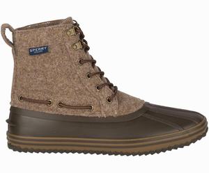 Sperry Huntington Regenlaarzen Heren Bruin | 038ZEXIAG