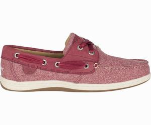 Sperry Koifish Sparkle Chambray Bootschoenen Dames Rood / Gekleurd | 419OFZCWR