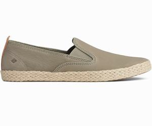 Sperry Sailor Twin Gore Jute Sneakers Dames Diepgroen | 187HJBLQF