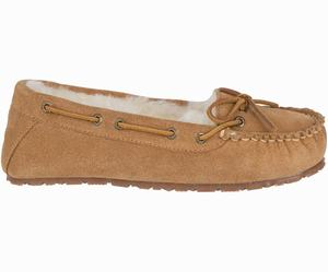 Sperry Shearling Slippers Dames Donkerkhaki | 023CHWEIP