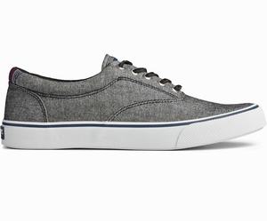 Sperry Striper II CVO Chambray Sneakers Heren Zwart | 701MRAUTV