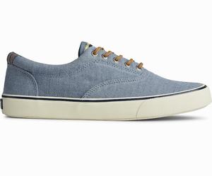 Sperry Striper II CVO Distressed Sneakers Heren Blauw | 374RZLYFV