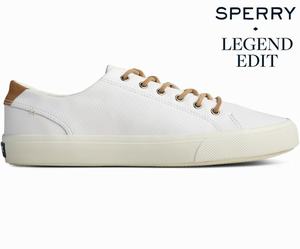 Sperry Striper Plushwave Sneakers Heren Wit | 428GCMUAY