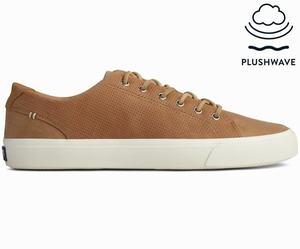 Sperry Striper Plushwave Sneakers Heren Bruin | 907NSGTZB