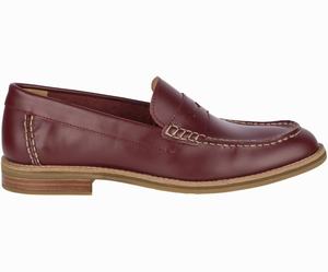 Sperry Topsfield Penny Loafers Heren Bordeaux | 052SWIFPY